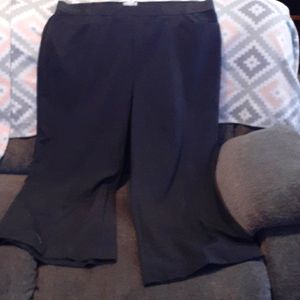 Wide leg grey slacks